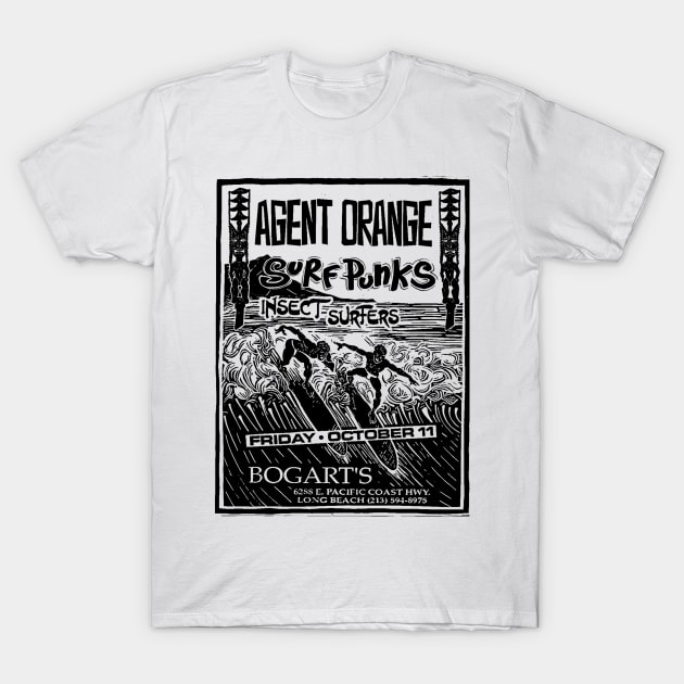 Agent The Surf Punk Orange T-Shirt by The Italian Wine Podcasts